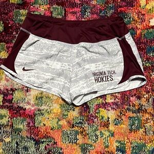 Nike dry fit running shorts Virginia Tech Hokies. Size medium.